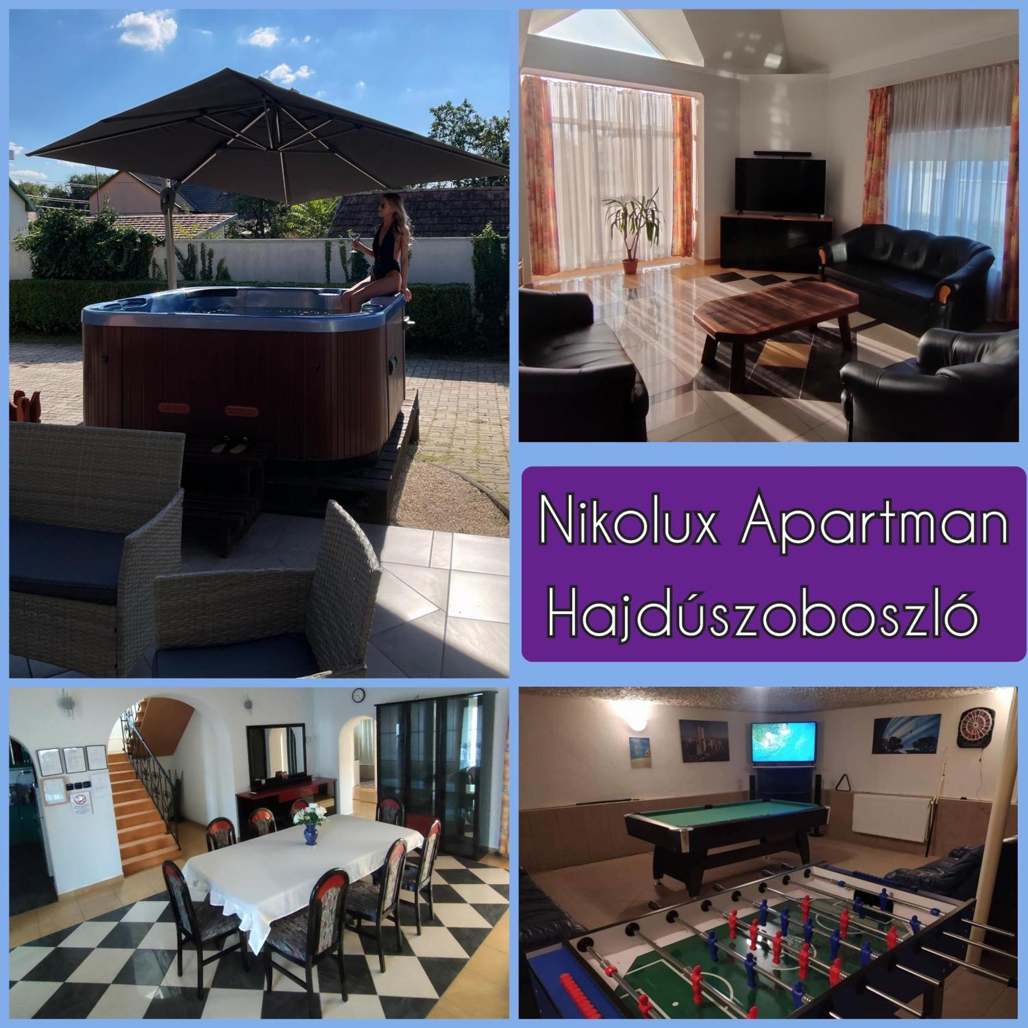 Nikolux Apartman Hajdúszoboszló Exteriör bild